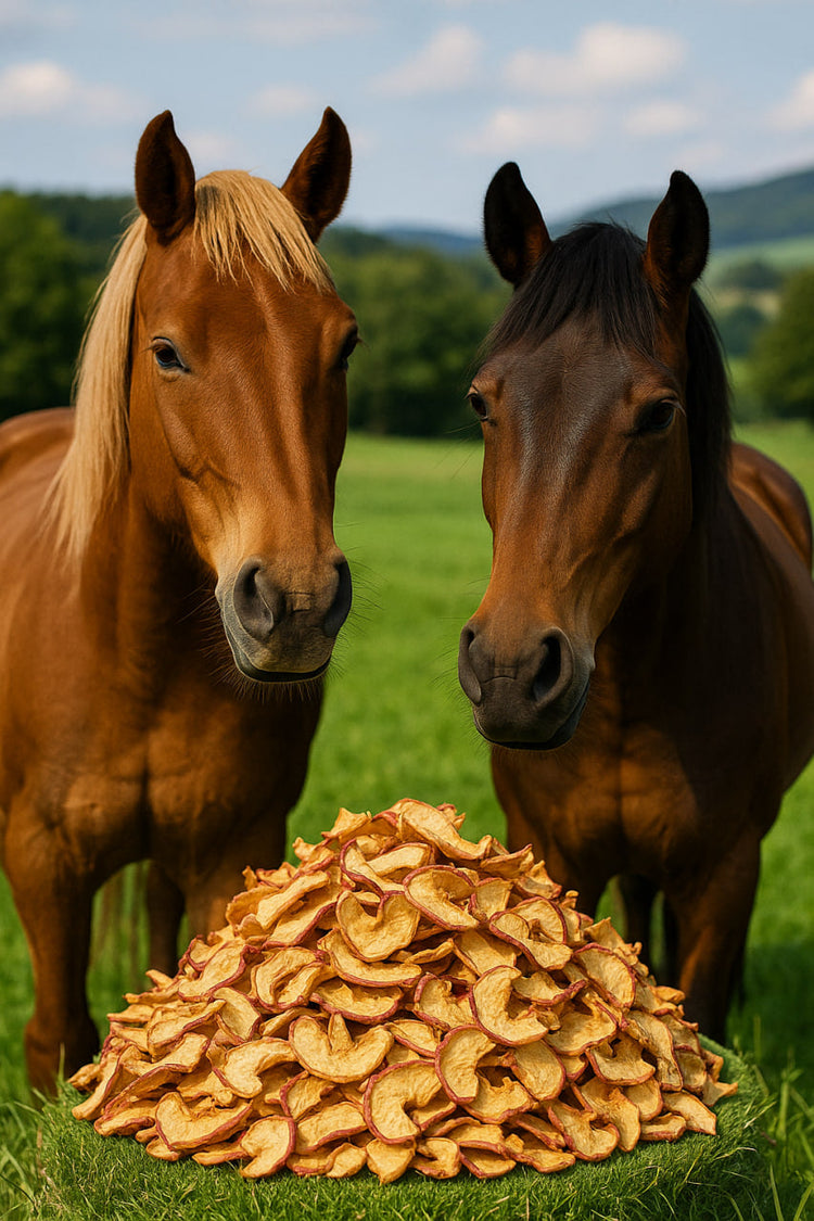 Apfelchips für Pferde