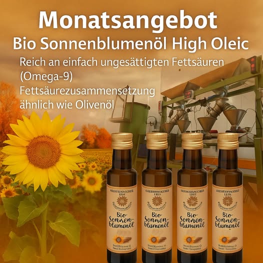 Sonnenblumenöl bio high oleic