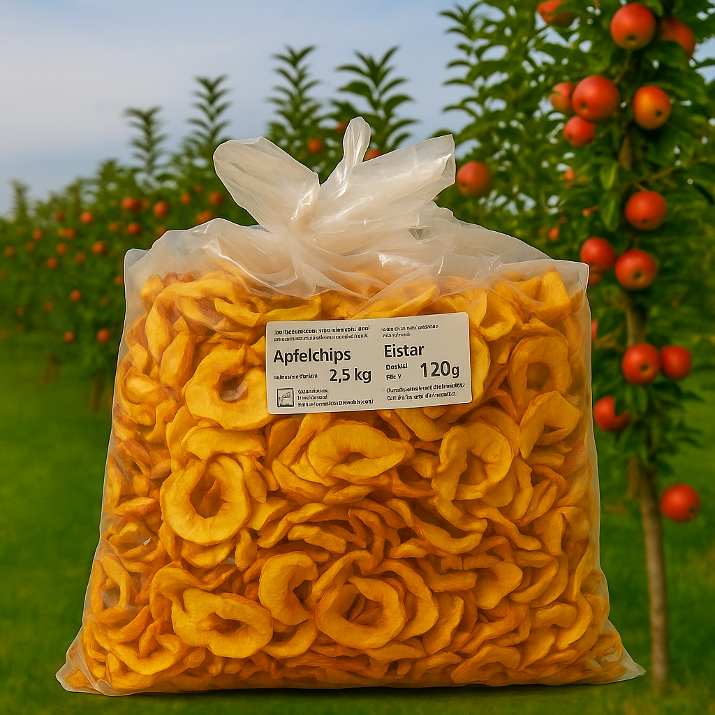 2,5 kg Bio Apfelchips