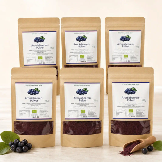 Bio Aroniabeeren Pulver 6x 150g