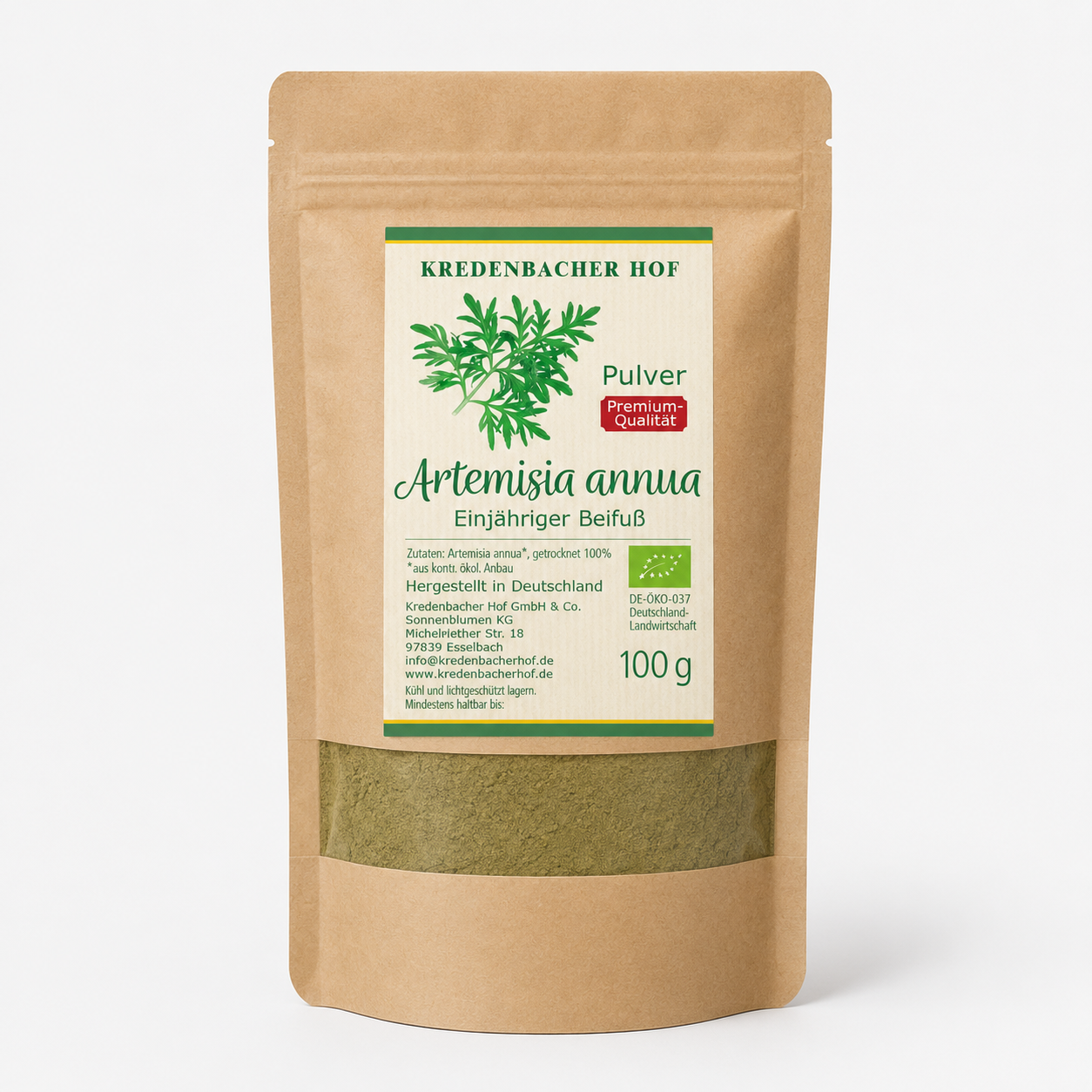 Bio Artemisia annua Pulver 6×100 g vom Kredenbacher Hof