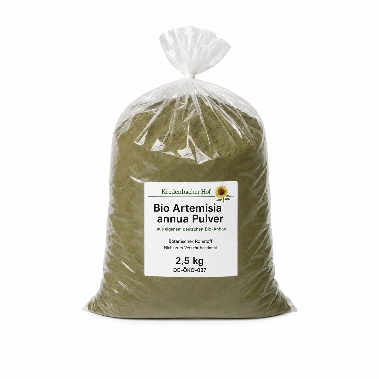 Bio Artemisia annua Pulver im 2,5-kg-Großgebinde aus eigenem deutschen Bio-Anbau – Kredenbacher Hof